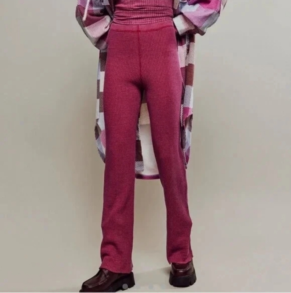 Free People FP One Marlo Waffle Knit Pants